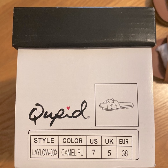 NWT Qupid Laylow Sandals | 7 | Camel - Picture 4 of 10